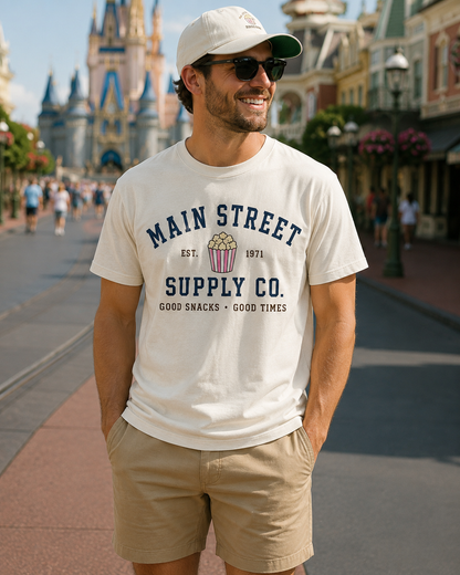 Adult Main Street Supply Co Heritage Blend Tee