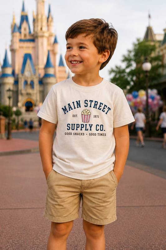 Main Street Supply Co Kids Hertage Blend Tee