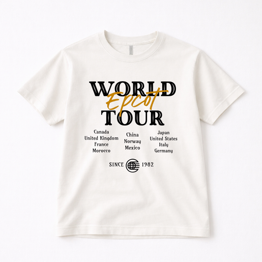 World Tour World Showcase Band Graphic Tee
