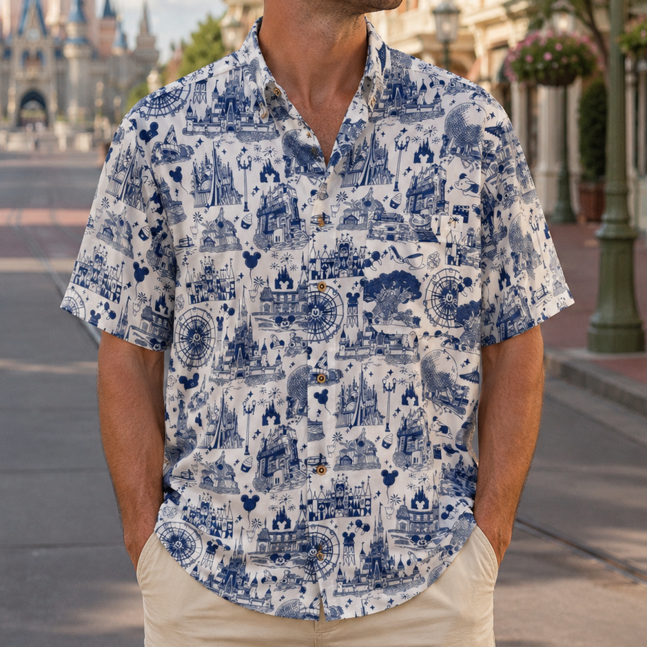 Park Toile | Men’s Resortech™ Button-Down