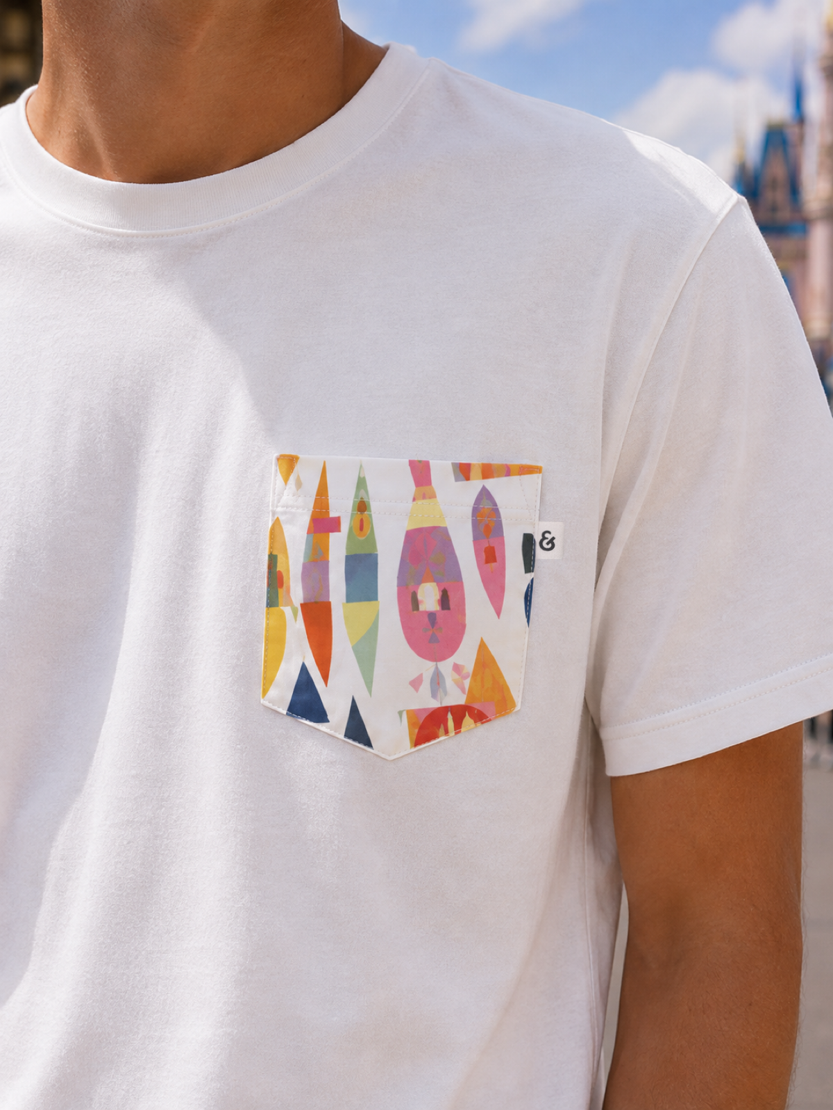 Small World Heritage Wash Pocket Pop™ Tee