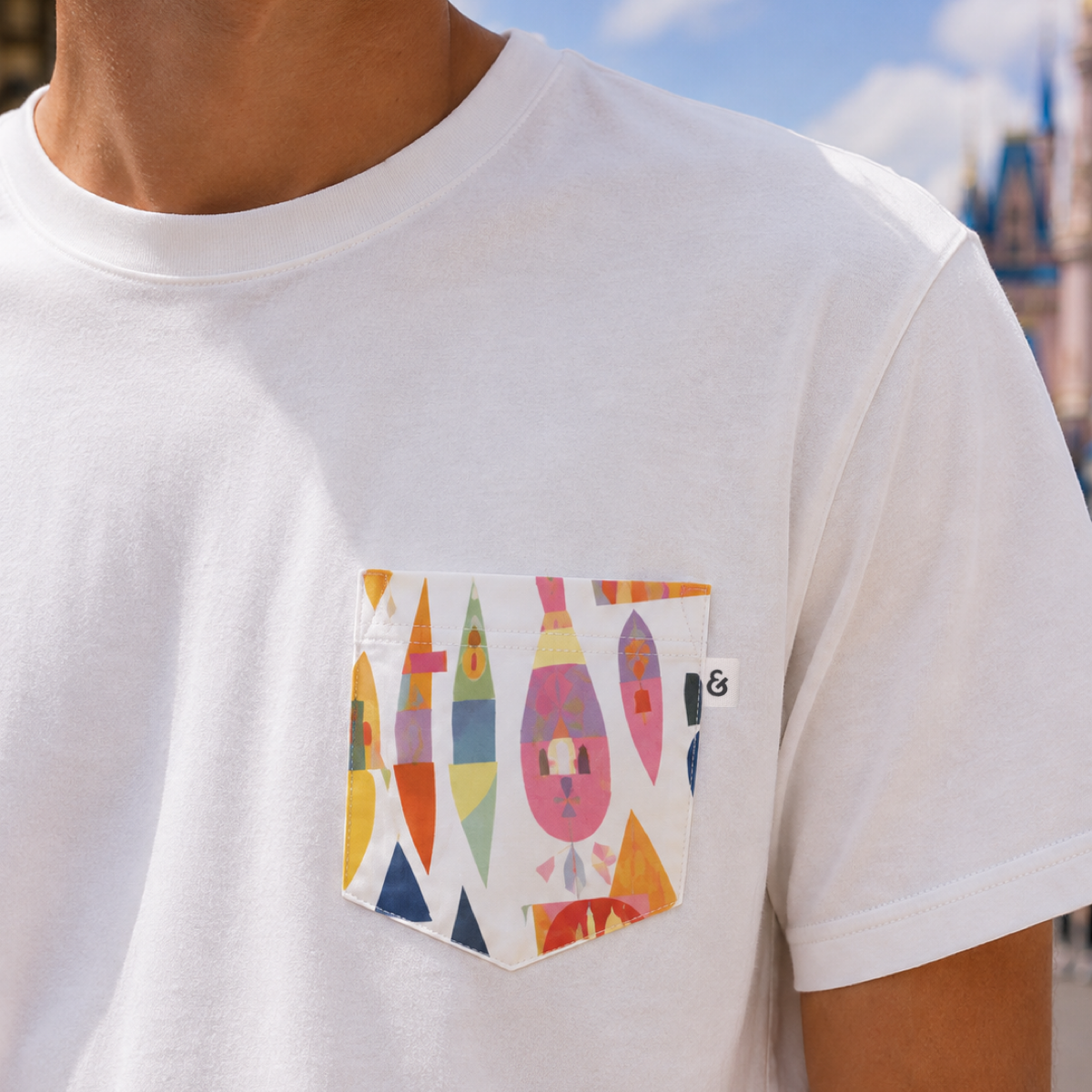 Small World Heritage Wash Pocket Pop™ Tee