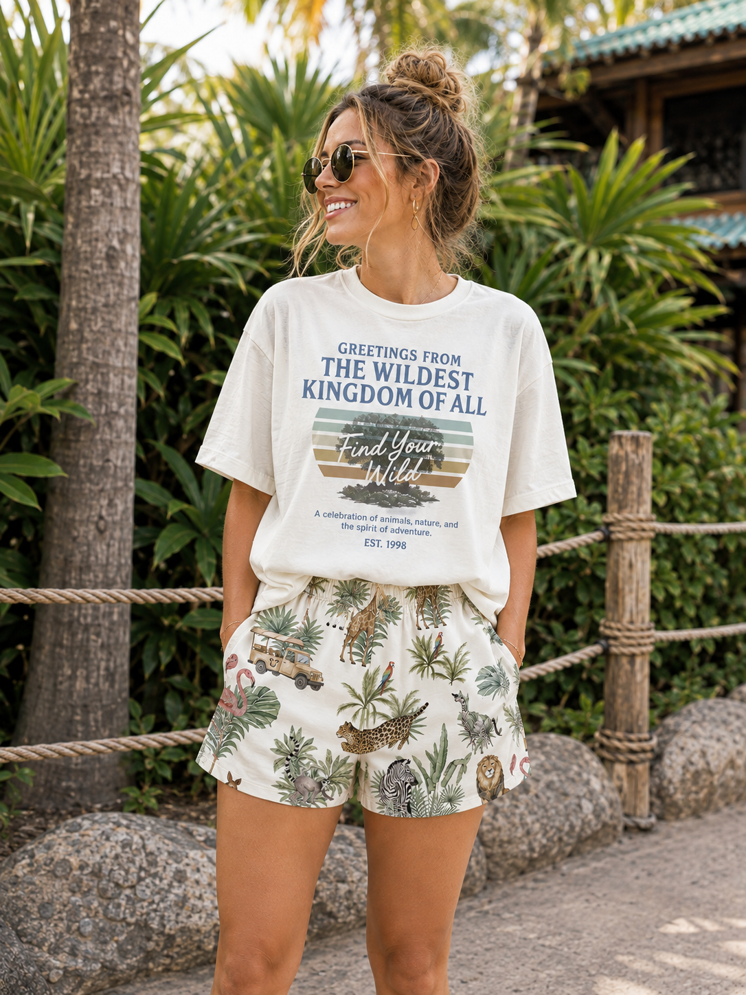Women’s Living Kingdom Essential Cotton Breezy Shorts