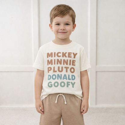 Kids Character Graphic Tee & Optional Bottoms