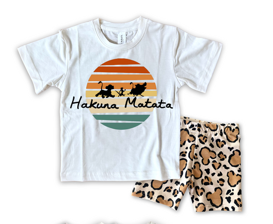 Kids Hakuna Matata Graphic Tee & Optional Bottoms