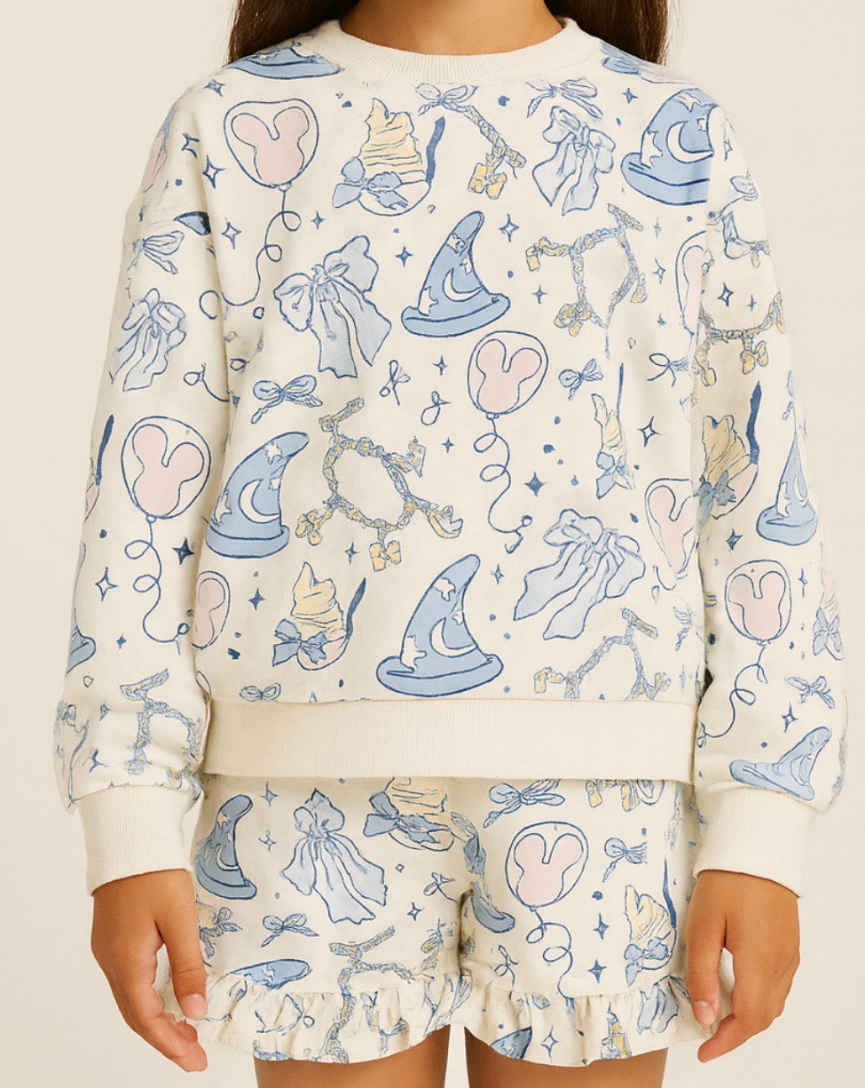 LIMITED Castle Daydreams Essential French Terry Crewneck