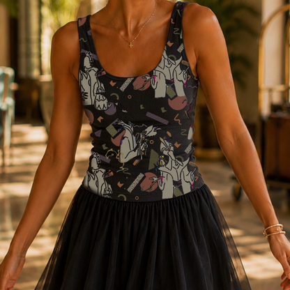 Women’s Villains Performance Seamless Tank + Pixie Skirt Set