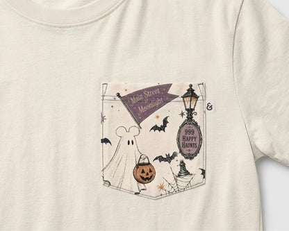 Happy Haunts | Heritage Wash Pocket Tee