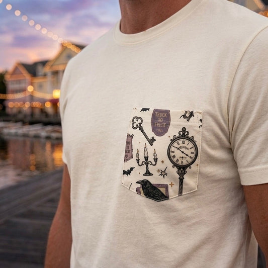 Happy Haunts | Heritage Wash Pocket Tee