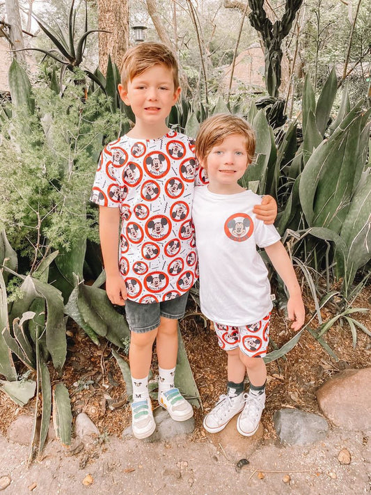 Custom Mickey Mouse Club Name Tee , Disney Set, Disney Vacation Tee kids & baby Disney Outfit, Kids Mickey t-shirt, Boys Disney Set Outfit