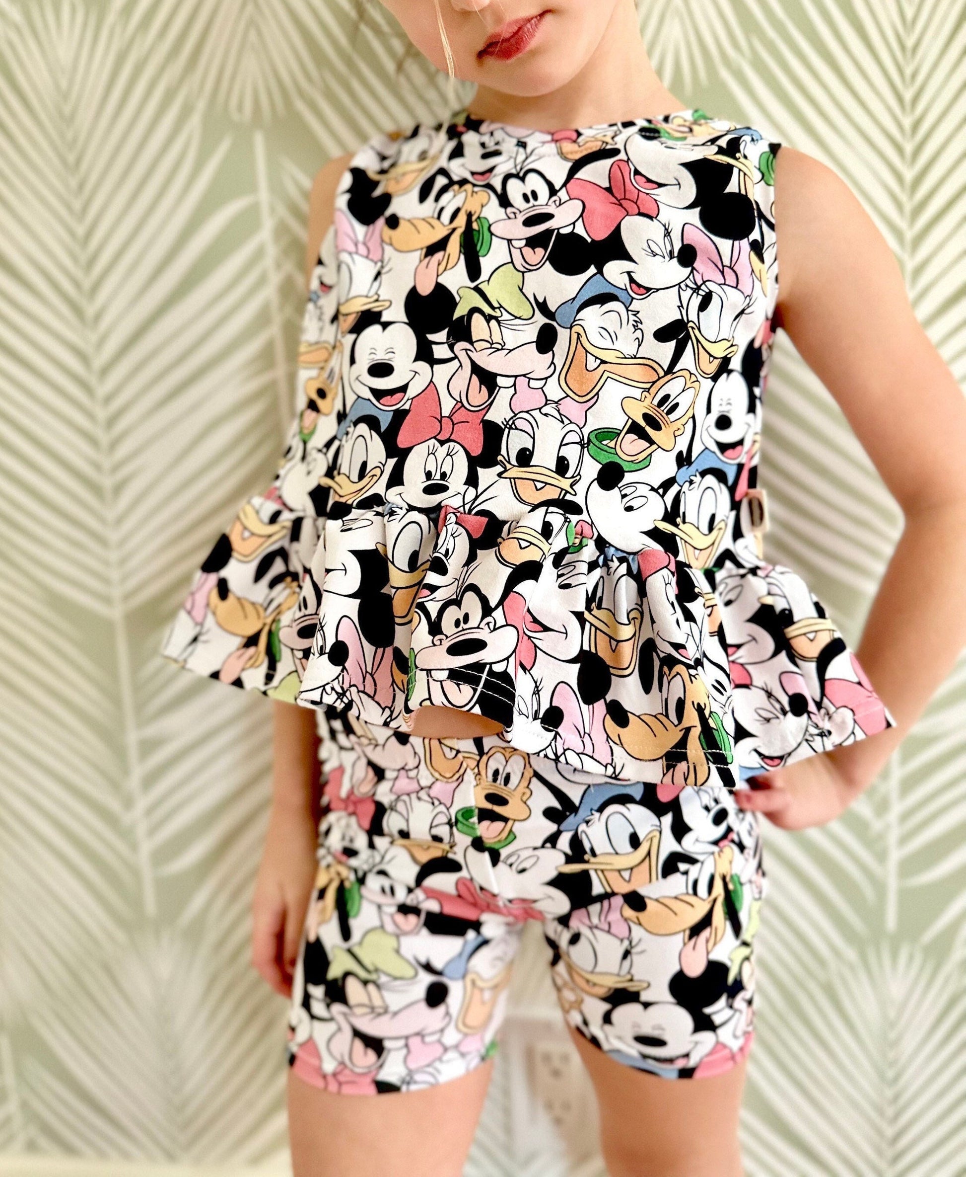 Girls Fab Five Tank, Kids Baby Mickey Friends Tee, Disney Vacation Tee for Kids, Disney Trip T-shirt, Girls Disney Shirt, Minnie Tank Top