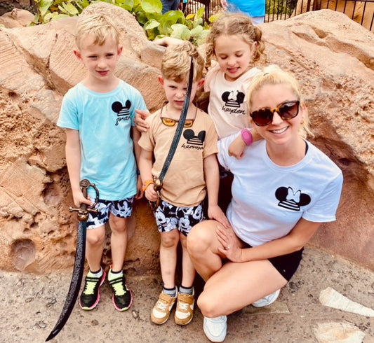 Mr. & Mrs. Mouse Customizable Family Graphic Tee