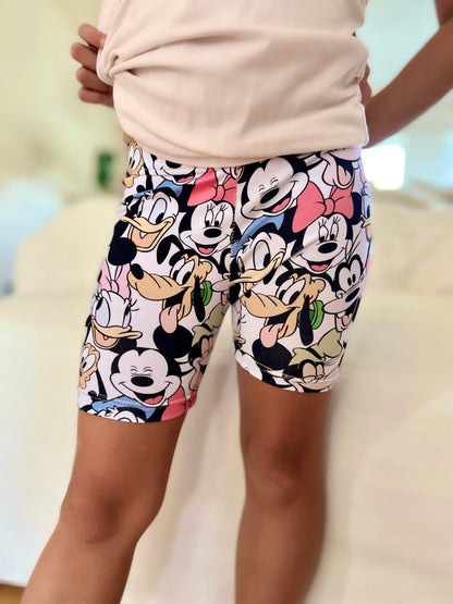 Kids Handcrafted Fab 5 Friends Bike Shorts