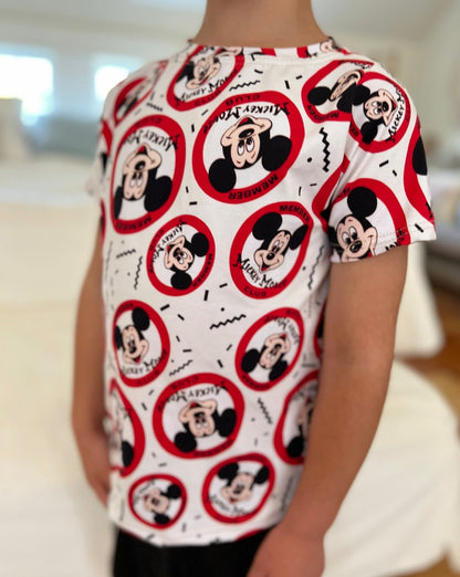 Kids Handcrafted Mouse Club Tee