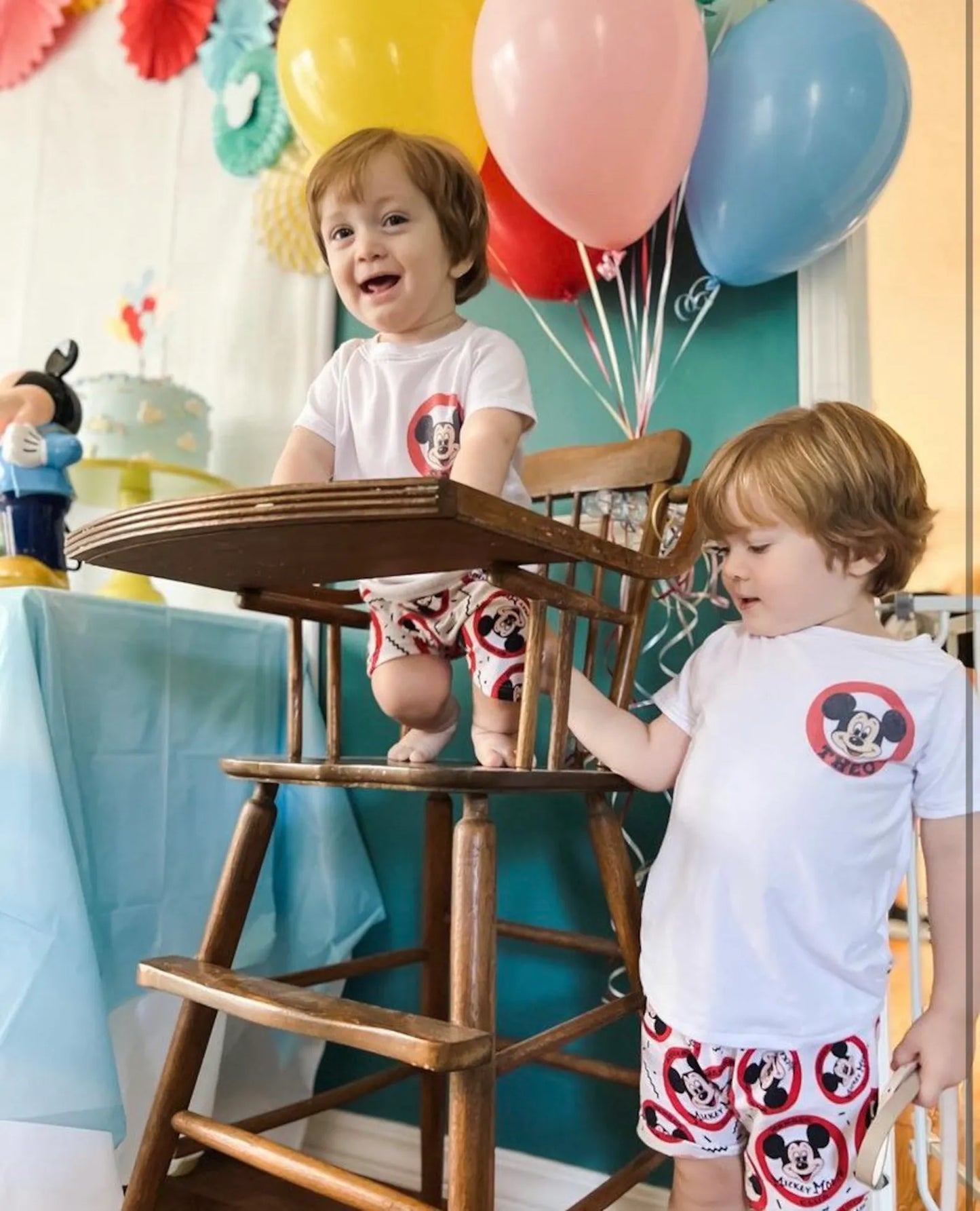 Kids Mouse Club Handmade Customizable Graphic Tee & Optional Bottoms