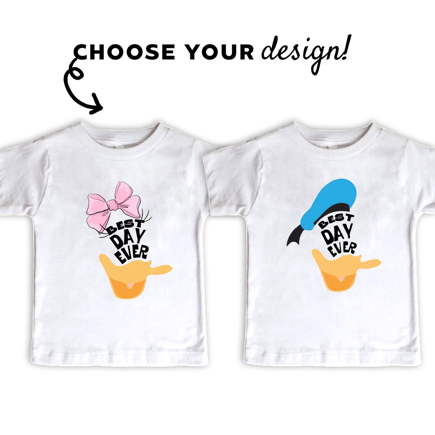 Kids Mr. Duck Graphic Tee & Optional Bottoms