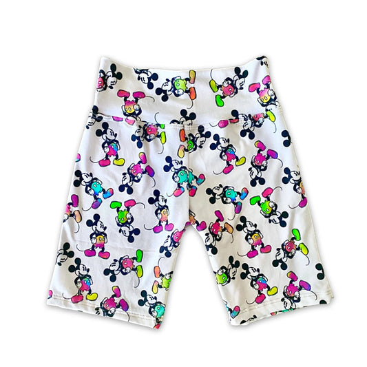 Adult Handcrafted Neon Mouse Bike Shorts