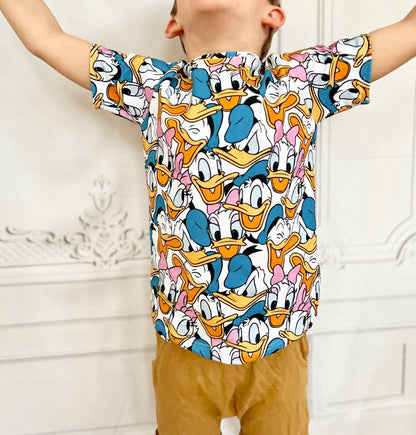 Kids Handcrafted Duck Duo Top