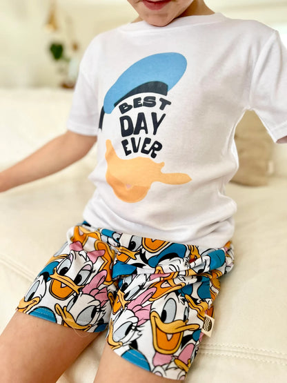 Kids Mr. Duck Graphic Tee & Optional Bottoms
