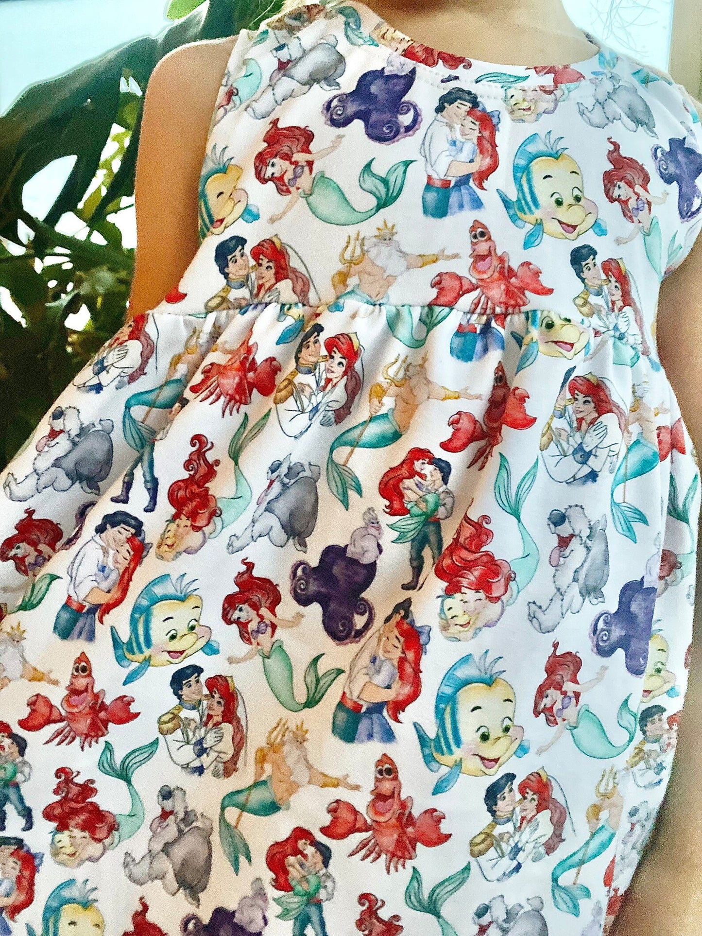Kids Handcrafted Under the Sea Peplum Dress