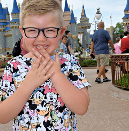 Kids Handcrafted Fab 5 Friends Tee & Optional Bottoms