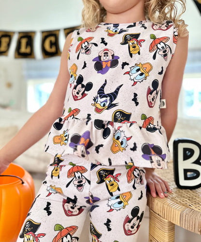 Kids Handcrafted Fab 5 Flutter Tank & Optional Bottoms