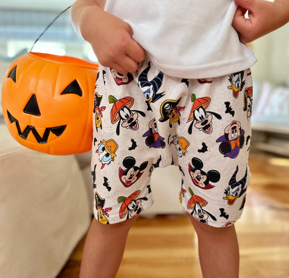Kids Handcrafted Fab 5 Halloween Crew Shorts