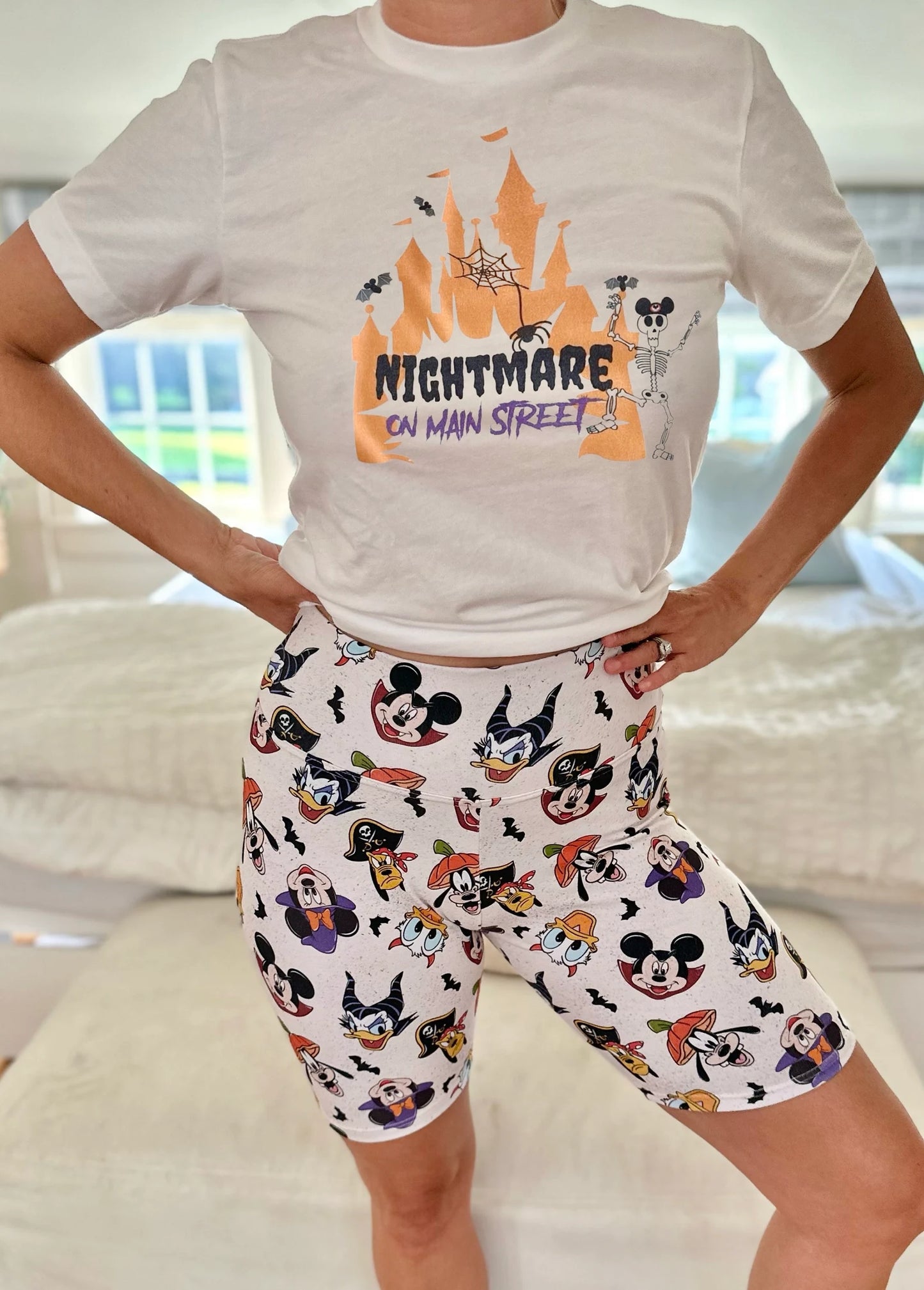 Adult Handcrafted Fab 5 Halloween Bike Shorts