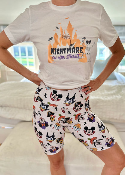 Adult Handcrafted Fab 5 Halloween Bike Shorts