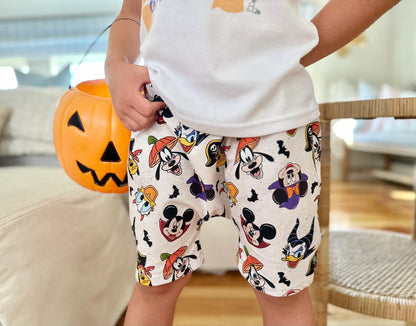Kids Handcrafted Fab 5 Halloween Crew Shorts