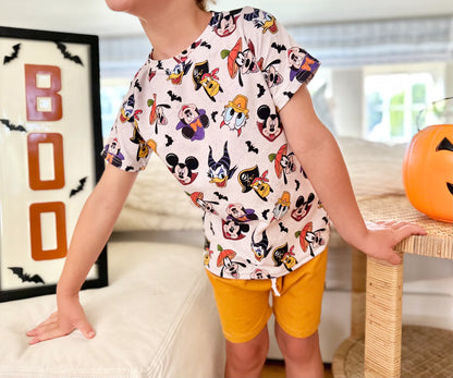 Kids Handcrafted Fab 5 Halloween Top & Optional Bottoms