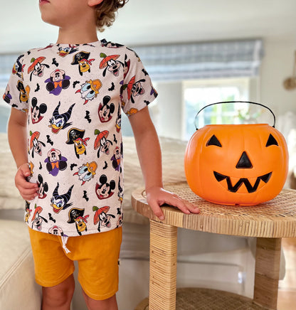 Kids Handcrafted Fab 5 Halloween Top & Optional Bottoms