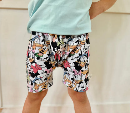 Kids Handcrafted Fab 5 Friends Crew Shorts
