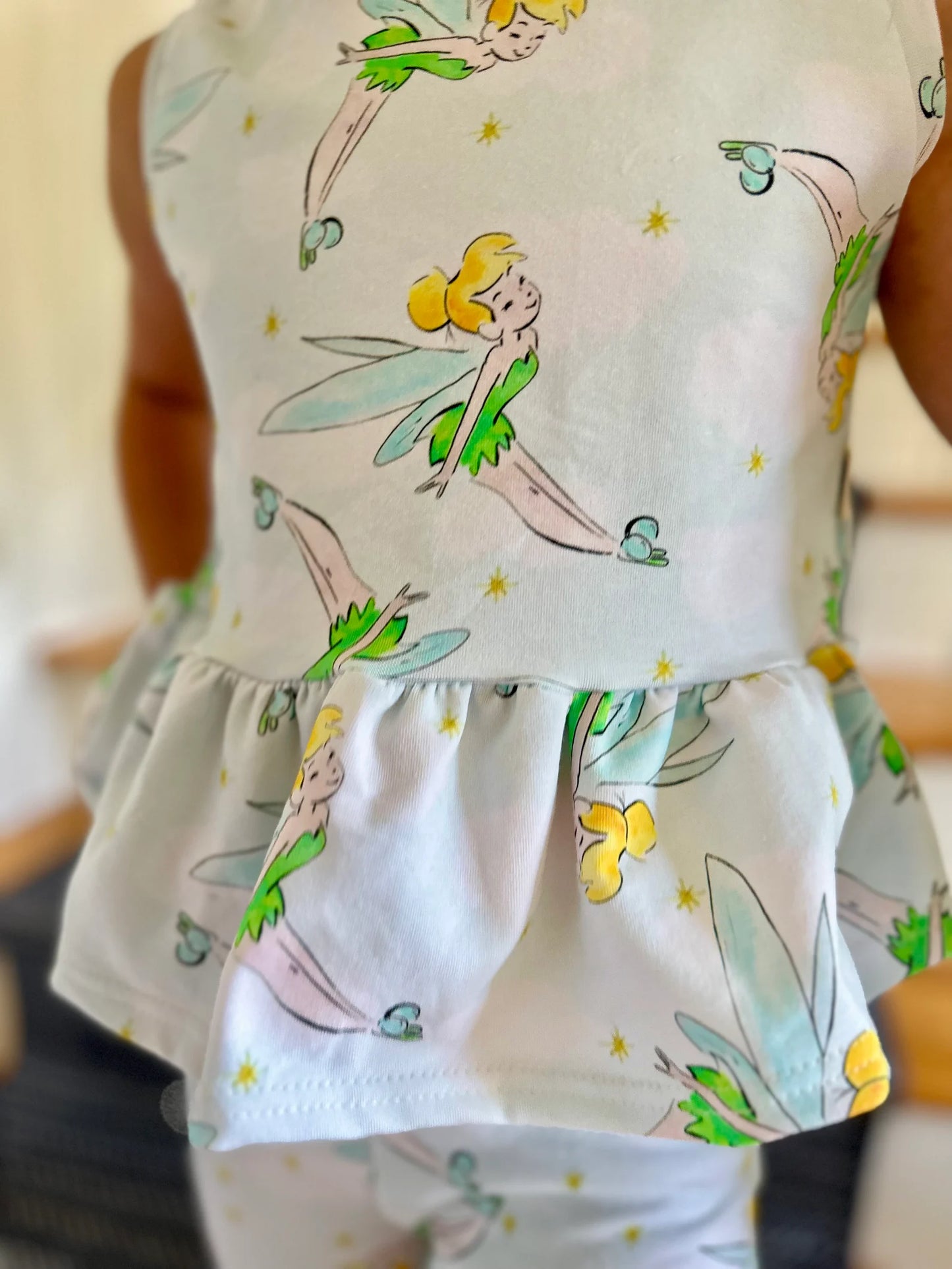 Kids Handcrafted Pixie Dust Flutter Tank & Optional Bottoms