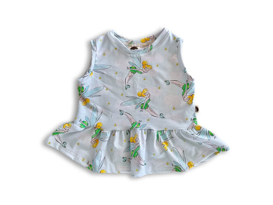 Kids Handcrafted Pixie Dust Flutter Tank & Optional Bottoms