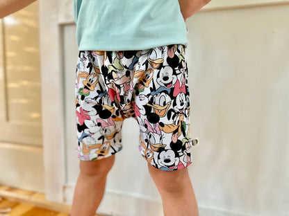 Kids Handcrafted Fab 5 Friends Crew Shorts