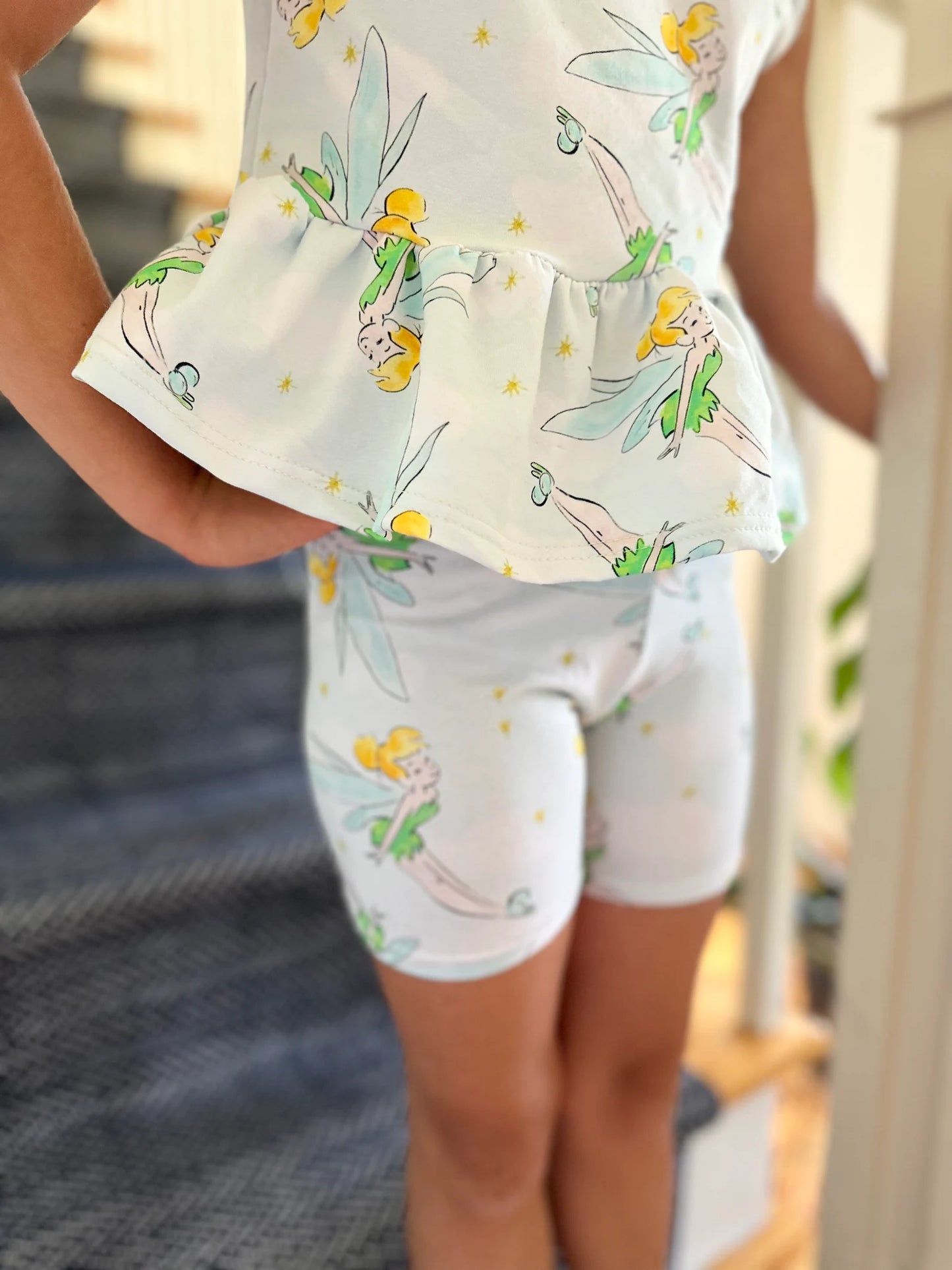 Kids Handcrafted Pixie Dust Flutter Tank & Optional Bottoms