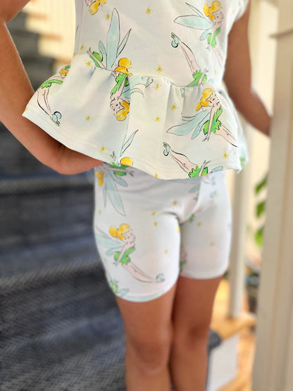 Kids Handcrafted Pixie Dust Flutter Tank & Optional Bottoms