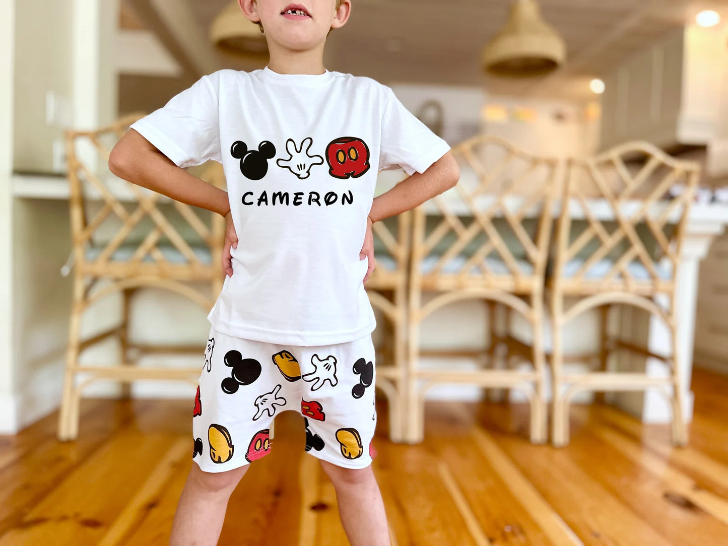 Kids Magic Mouse Customizable Graphic Tee & Optional Bottoms