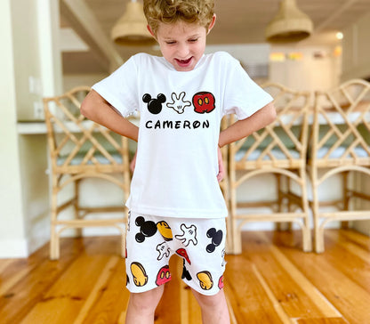 Kids Handcrafted Magic Mouse Crew Shorts