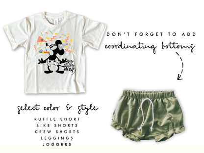 Kids Best Birthday Ever Graphic Tee + Optional Bottoms