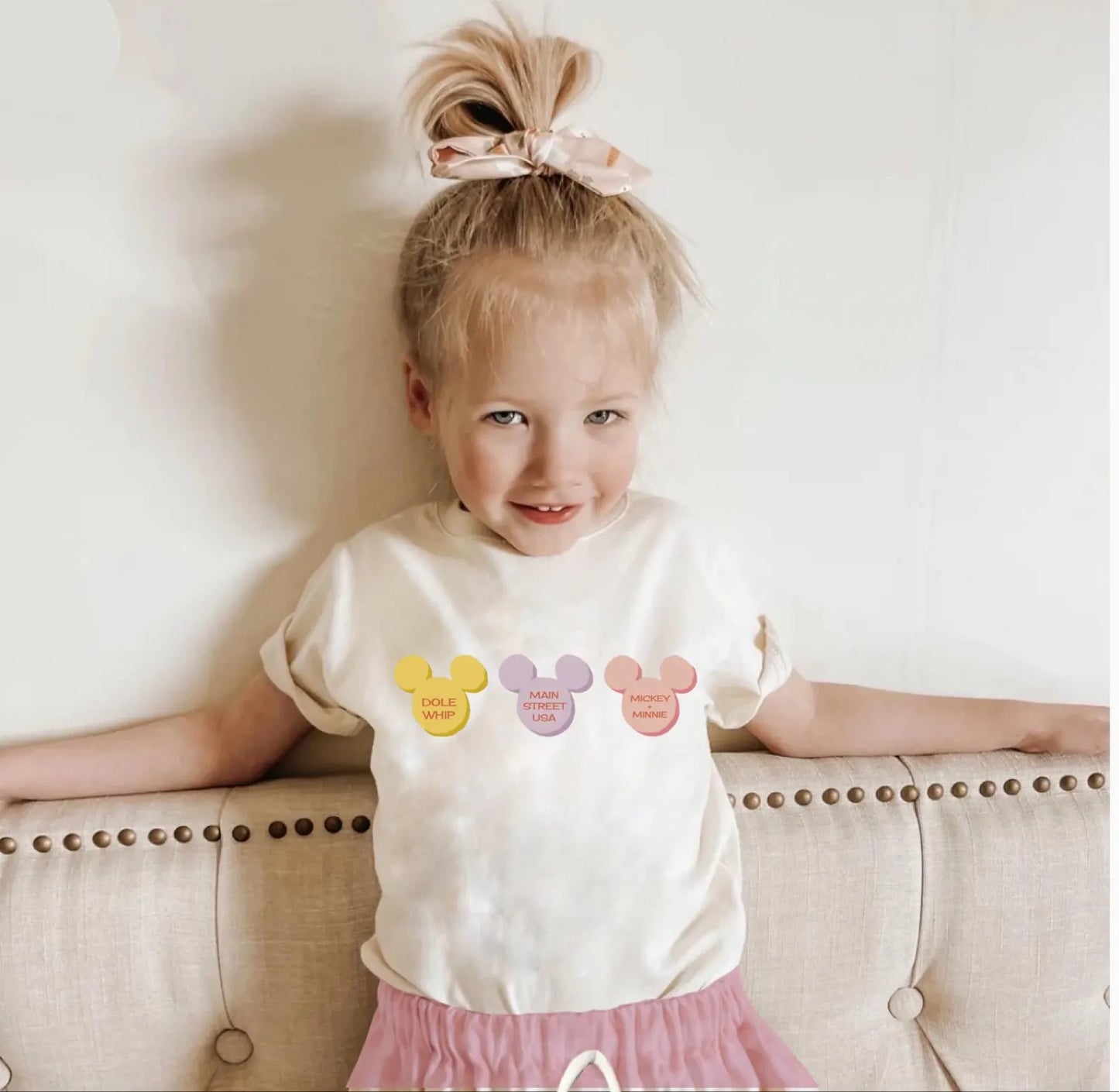 Conversation Mouse Heart Valentines Family Graphic Tee