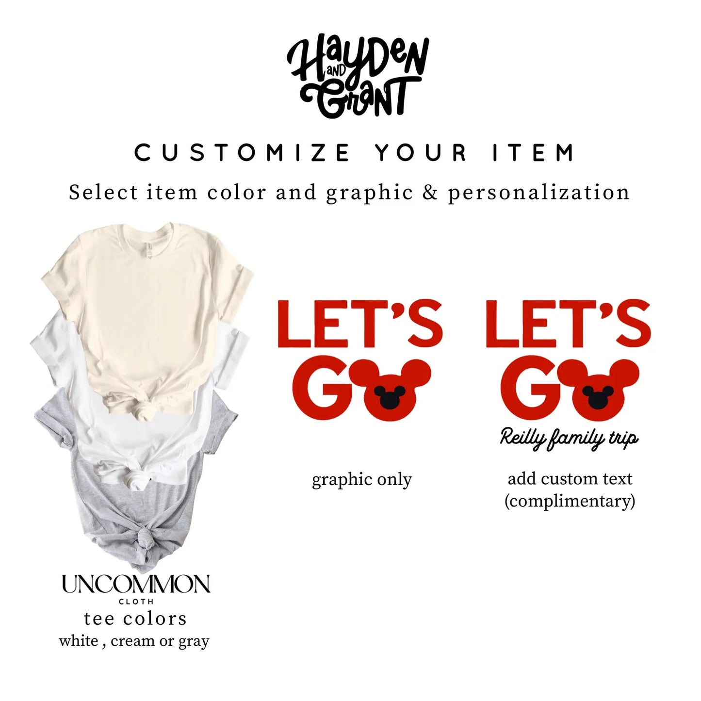 Let's Go Family Grapic Tee