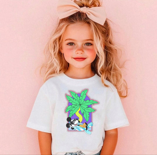 Vintage Summer Mouse Vacay Family Graphic Tee