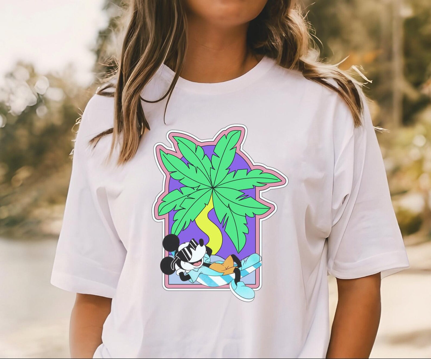 Vintage Summer Mouse Vacay Family Graphic Tee