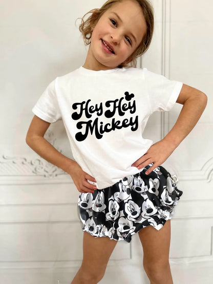 Kids Hey Mickey Graphic Tee & Optional Bottoms