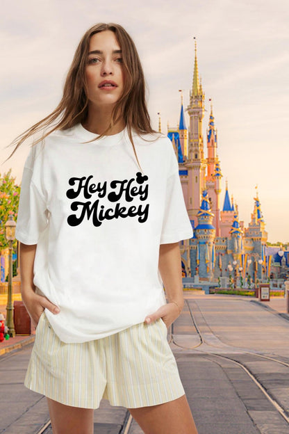 Hey Mickey / Minnie Family Graphic Tee