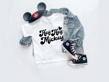 Hey Mickey / Minnie Family Graphic Tee