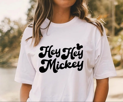 Hey Mickey / Minnie Family Graphic Tee