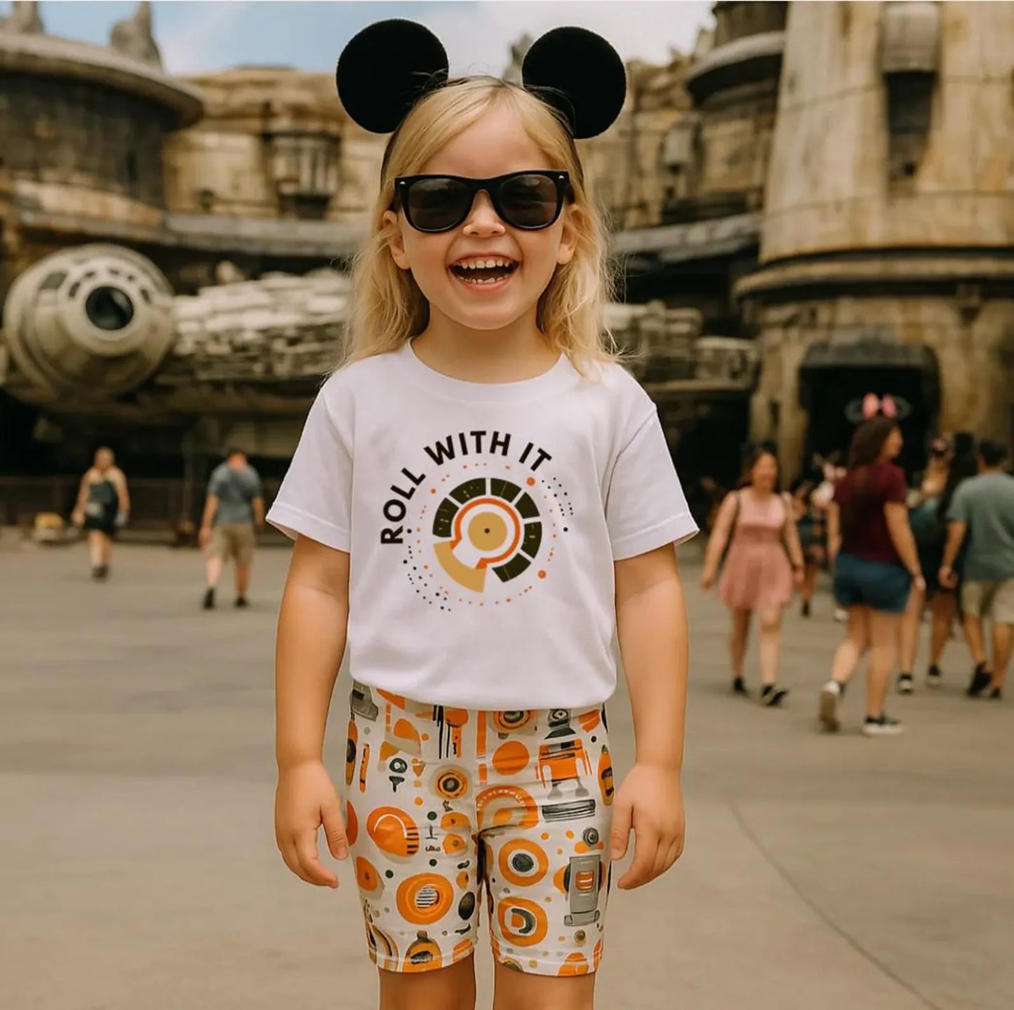 Kids Space Driod Graphic Tee & Optional Bottoms